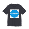 Tamil Wishes - Jersey Short Sleeve Tee - Blue in WhiteT