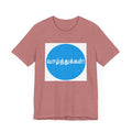 Tamil Wishes - Jersey Short Sleeve Tee - Blue in WhiteT