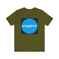 Tamil Wishes - Jersey Short Sleeve Tee - Blue in Black