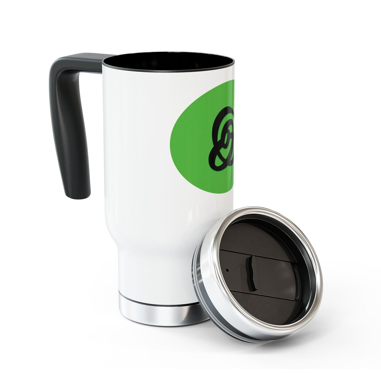 Travel Mug Stainless Steel - Tamil Third Alphabet இ
