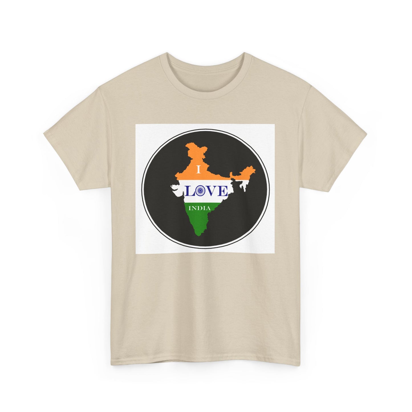 I Love India - Unisex Heavy Cotton Tee