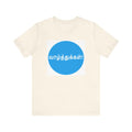 Tamil Wishes - Jersey Short Sleeve Tee - Blue in WhiteT