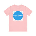 Tamil Wishes - Jersey Short Sleeve Tee - Blue in WhiteT