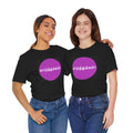Tamil Wishes - Jersey Short Sleeve Tee - Lavender in Black