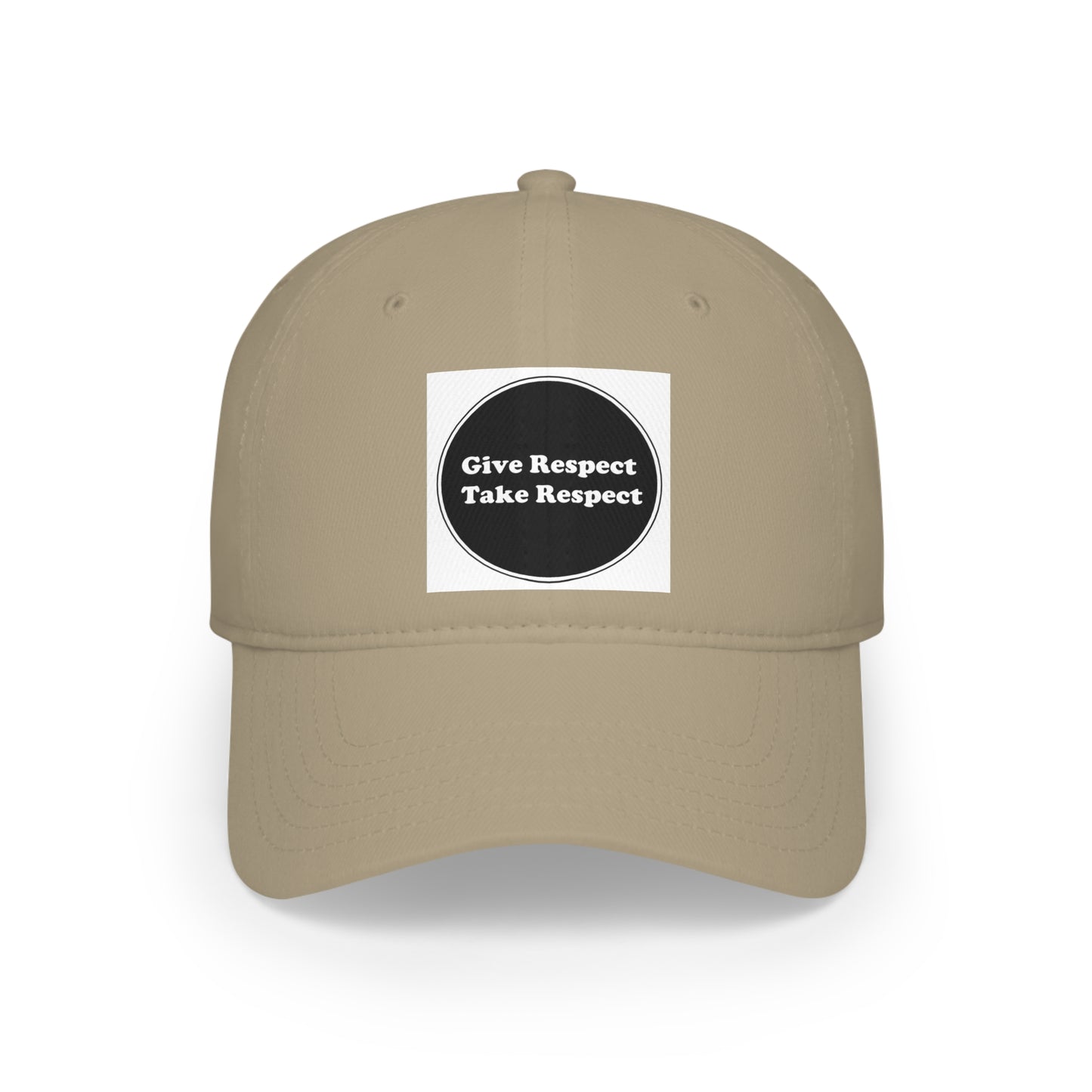 Low Profile Baseball Cap - Give Respect Take Respect