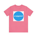 Tamil Wishes - Jersey Short Sleeve Tee - Blue in WhiteT