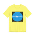 Tamil Wishes - Jersey Short Sleeve Tee - Blue in Black