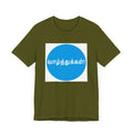 Tamil Wishes - Jersey Short Sleeve Tee - Blue in WhiteT