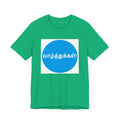 Tamil Wishes - Jersey Short Sleeve Tee - Blue in WhiteT