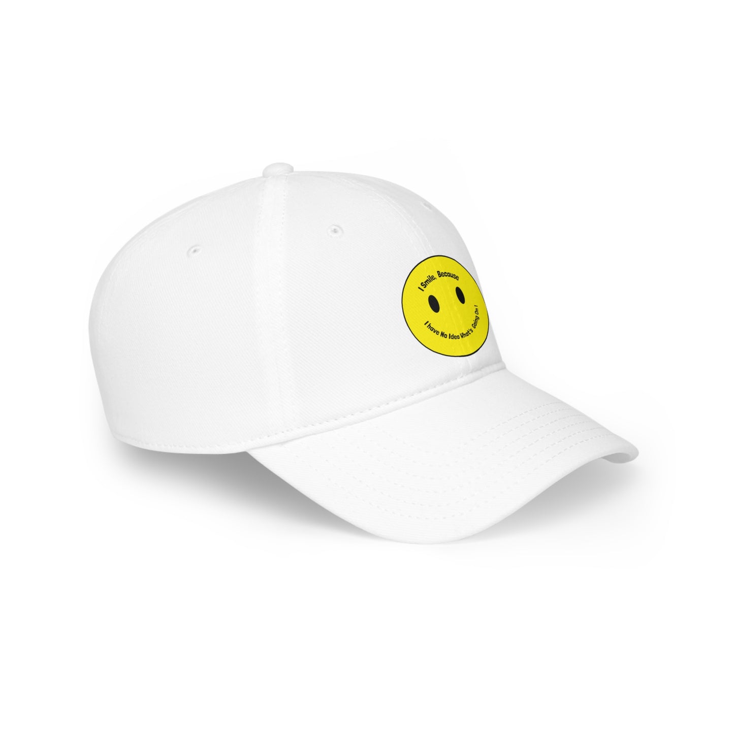 Low Profile Baseball Cap - I smile