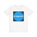 Tamil Wishes - Jersey Short Sleeve Tee - Blue in Black