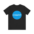Tamil Wishes - Jersey Short Sleeve Tee - Blue in Black
