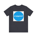 Tamil Wishes - Jersey Short Sleeve Tee - Blue in WhiteT