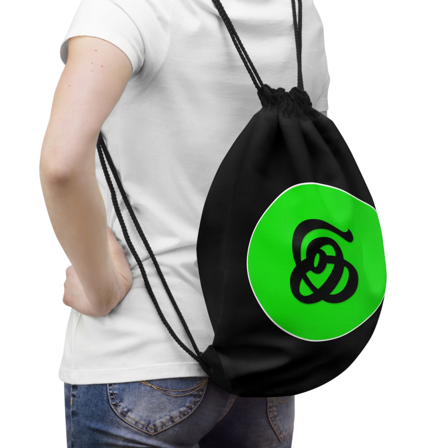 Tamil Alphabet Drawstring Bag இ