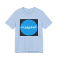 Tamil Wishes - Jersey Short Sleeve Tee - Blue in Black