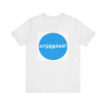 Tamil Wishes - Jersey Short Sleeve Tee - Blue in WhiteT