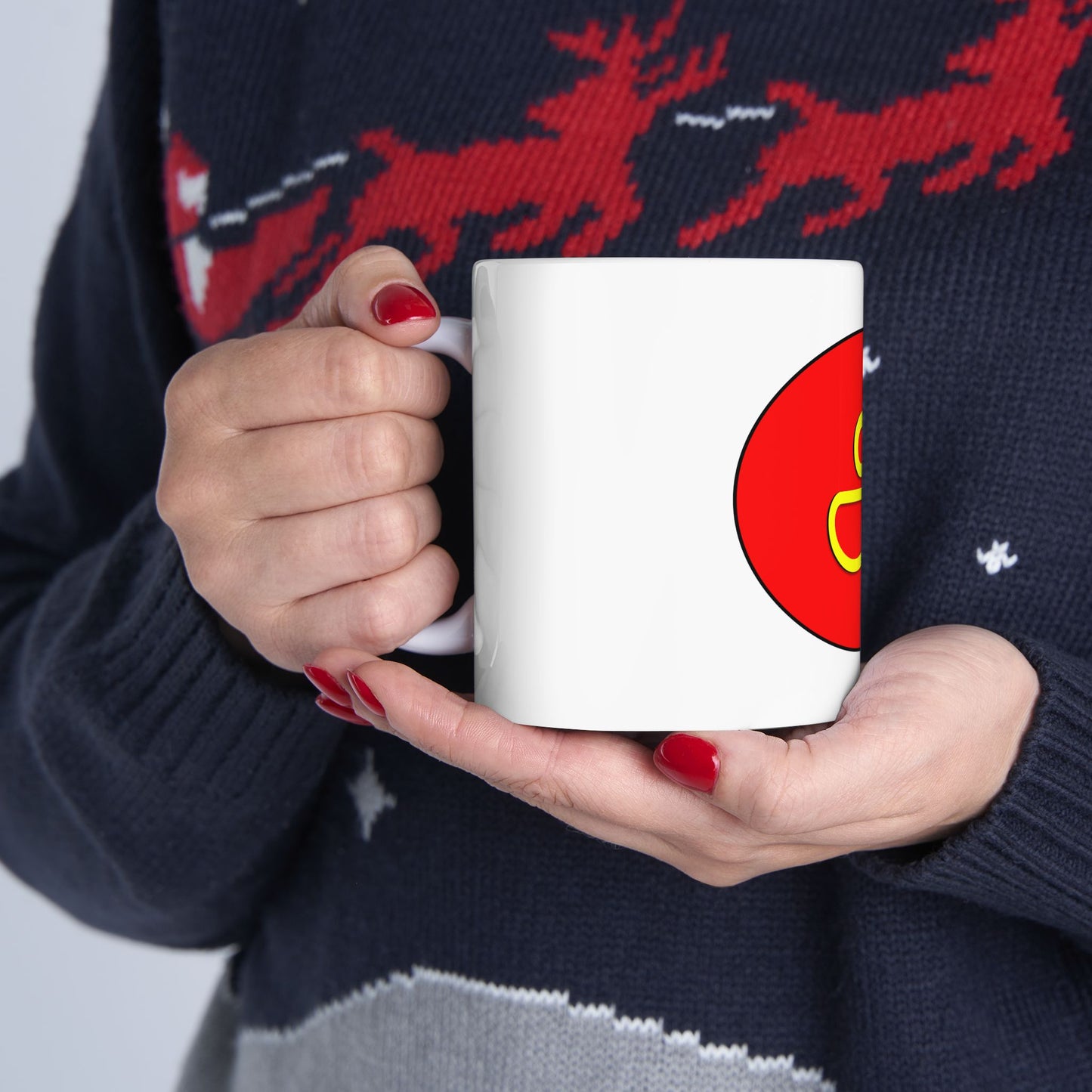 Tamil Alphabet Ceramic Mug அ