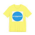 Tamil Wishes - Jersey Short Sleeve Tee - Blue in WhiteT