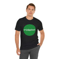 Tamil Wishes - Jersey Short Sleeve Tee - Green in Black