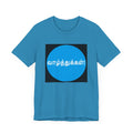 Tamil Wishes - Jersey Short Sleeve Tee - Blue in Black