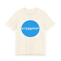 Tamil Wishes - Jersey Short Sleeve Tee - Blue in WhiteT