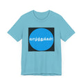 Tamil Wishes - Jersey Short Sleeve Tee - Blue in Black
