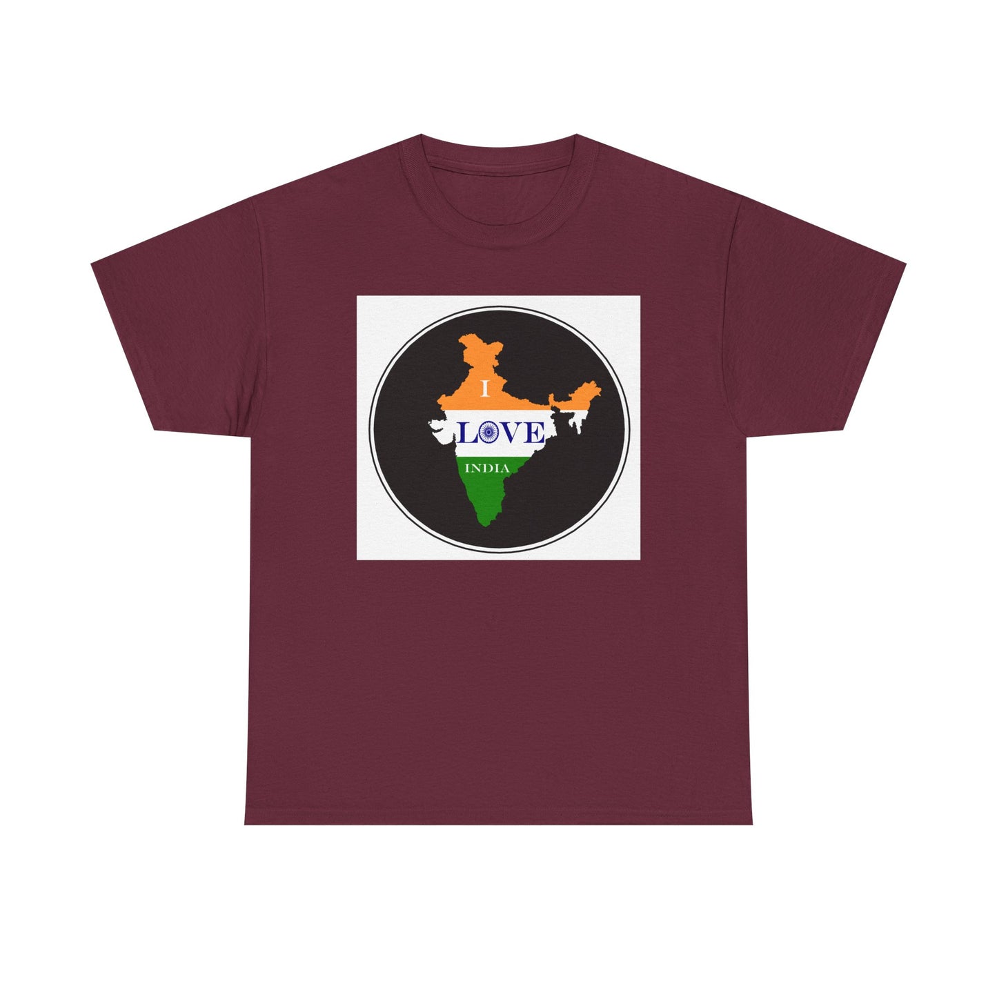 I Love India - Unisex Heavy Cotton Tee