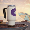 Travel Mug Stainless Steel - Tamil Fourth Alphabet ஈ