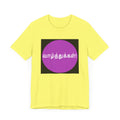 Tamil Wishes - Jersey Short Sleeve Tee - Lavender in Black