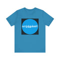 Tamil Wishes - Jersey Short Sleeve Tee - Blue in Black