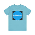 Tamil Wishes - Jersey Short Sleeve Tee - Blue in Black