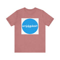 Tamil Wishes - Jersey Short Sleeve Tee - Blue in WhiteT
