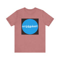Tamil Wishes - Jersey Short Sleeve Tee - Blue in Black