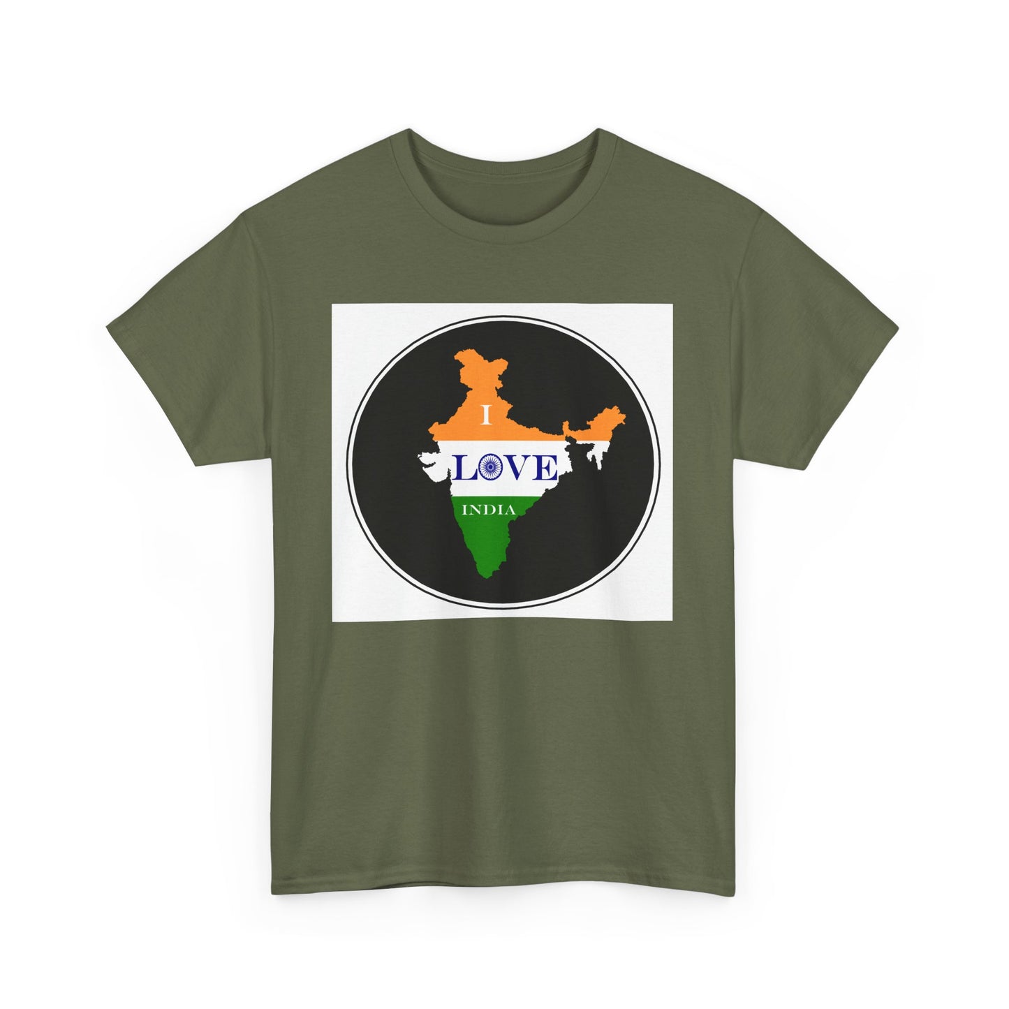 I Love India - Unisex Heavy Cotton Tee
