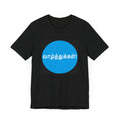 Tamil Wishes - Jersey Short Sleeve Tee - Blue in Black