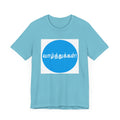Tamil Wishes - Jersey Short Sleeve Tee - Blue in WhiteT