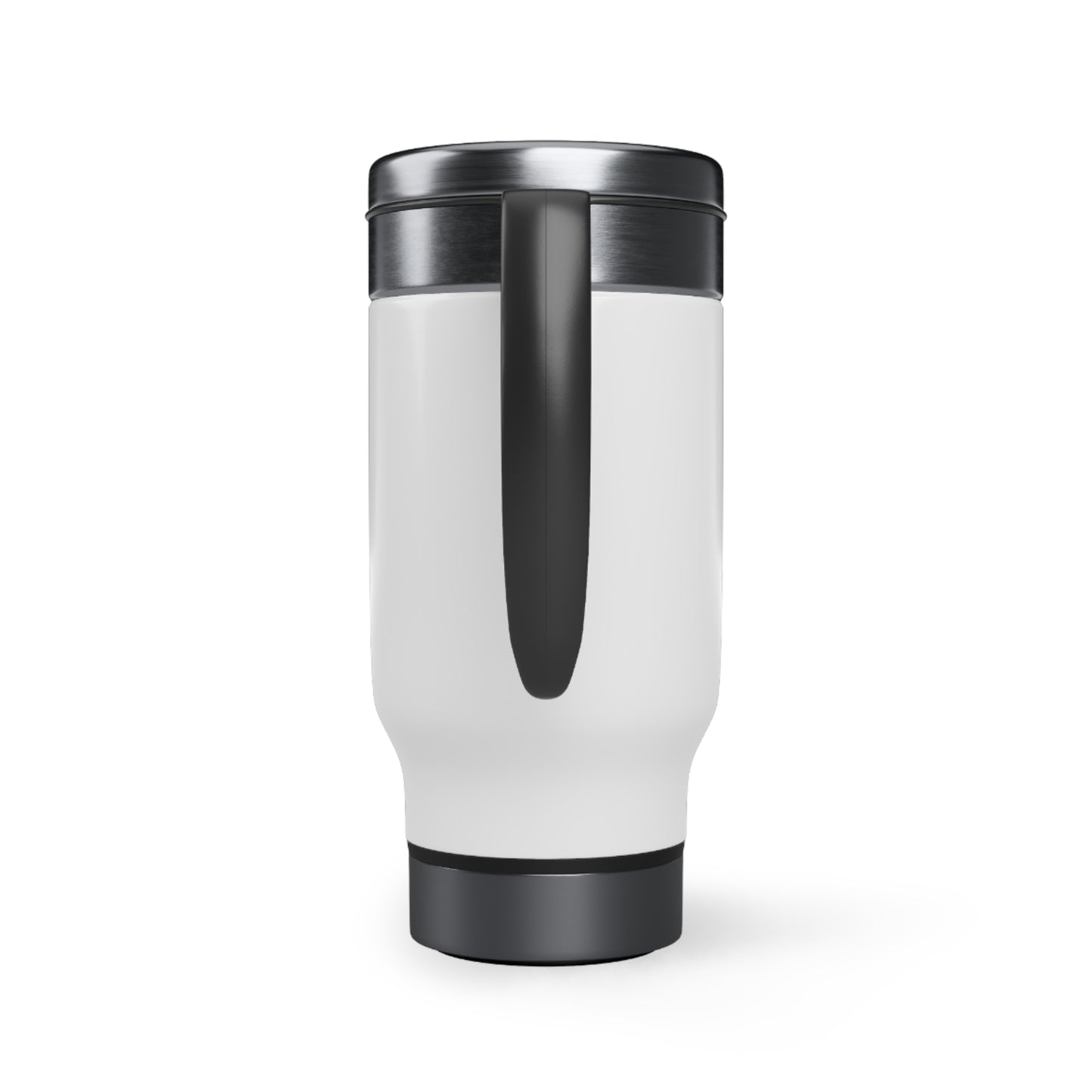 Stainless Steel Travel Mug with Handle, 14oz - I Love India