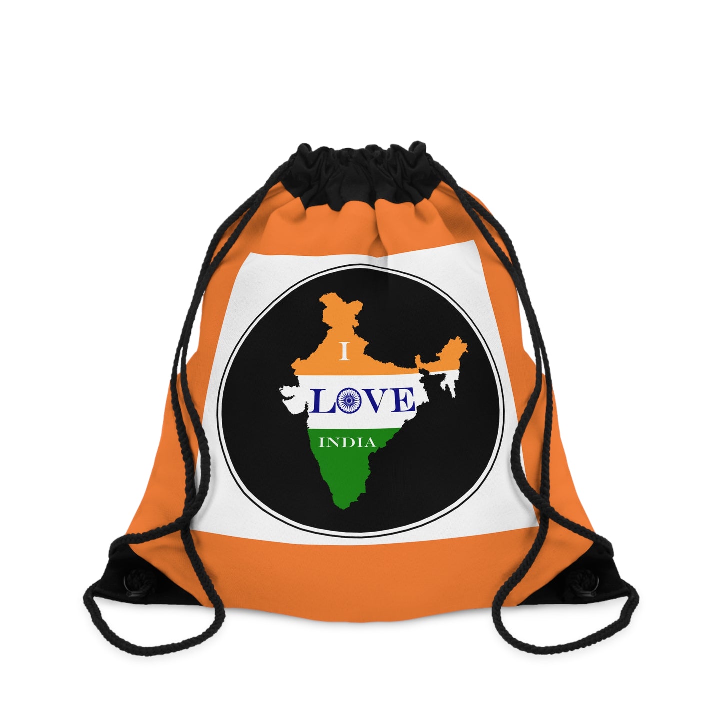 Drawstring Bag - I Love India