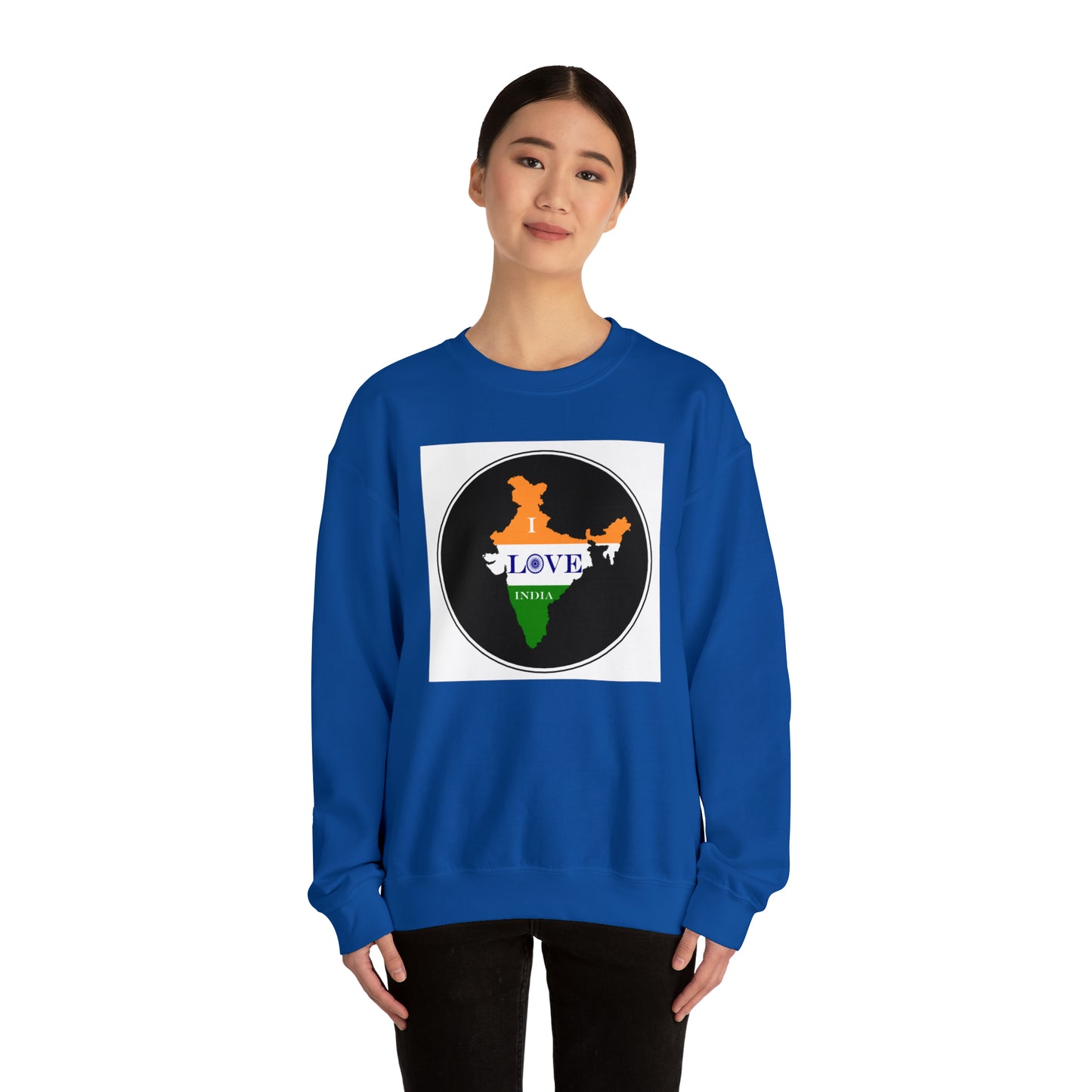 Unisex Heavy Blend™ Crewneck Sweatshirt - I Love India