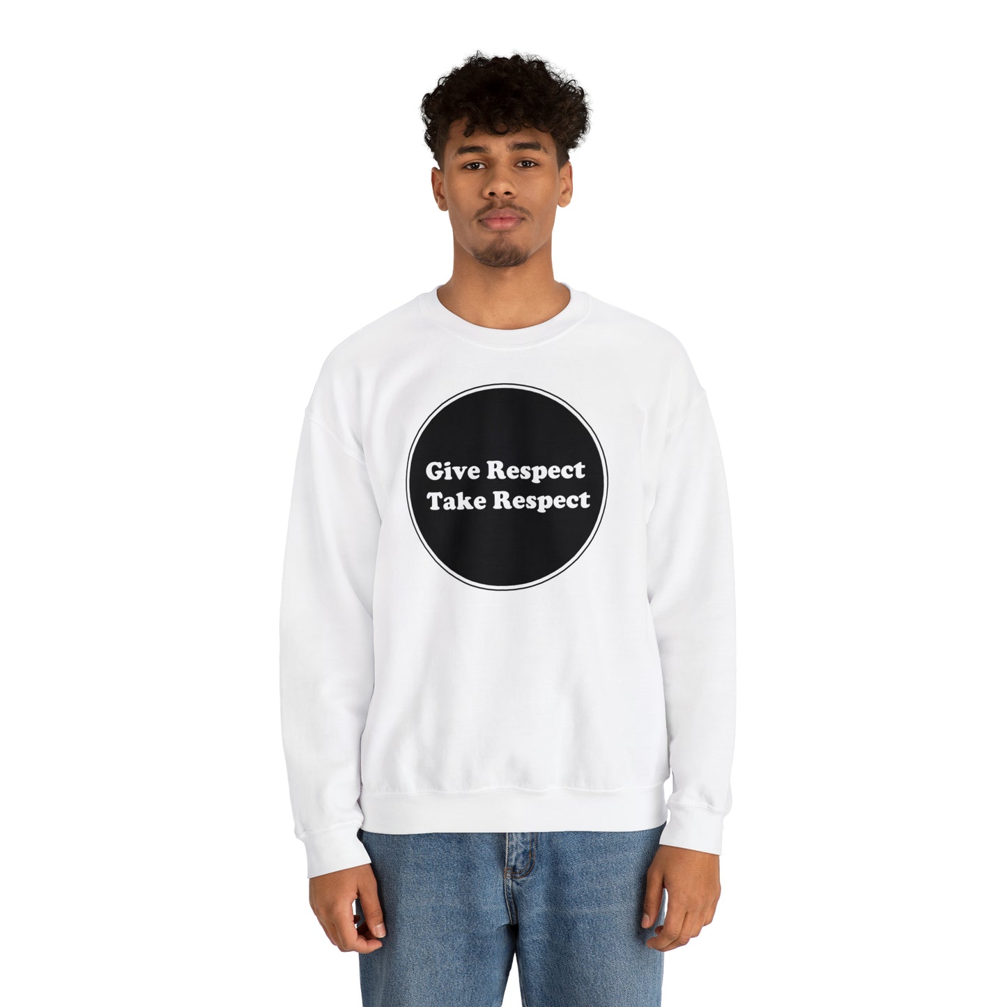 Unisex Heavy Blend™ Crewneck Sweatshirt - Give Respect Take Respect