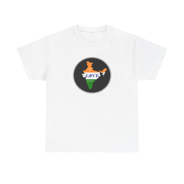 Unisex Heavy Cotton Tee - I Love India