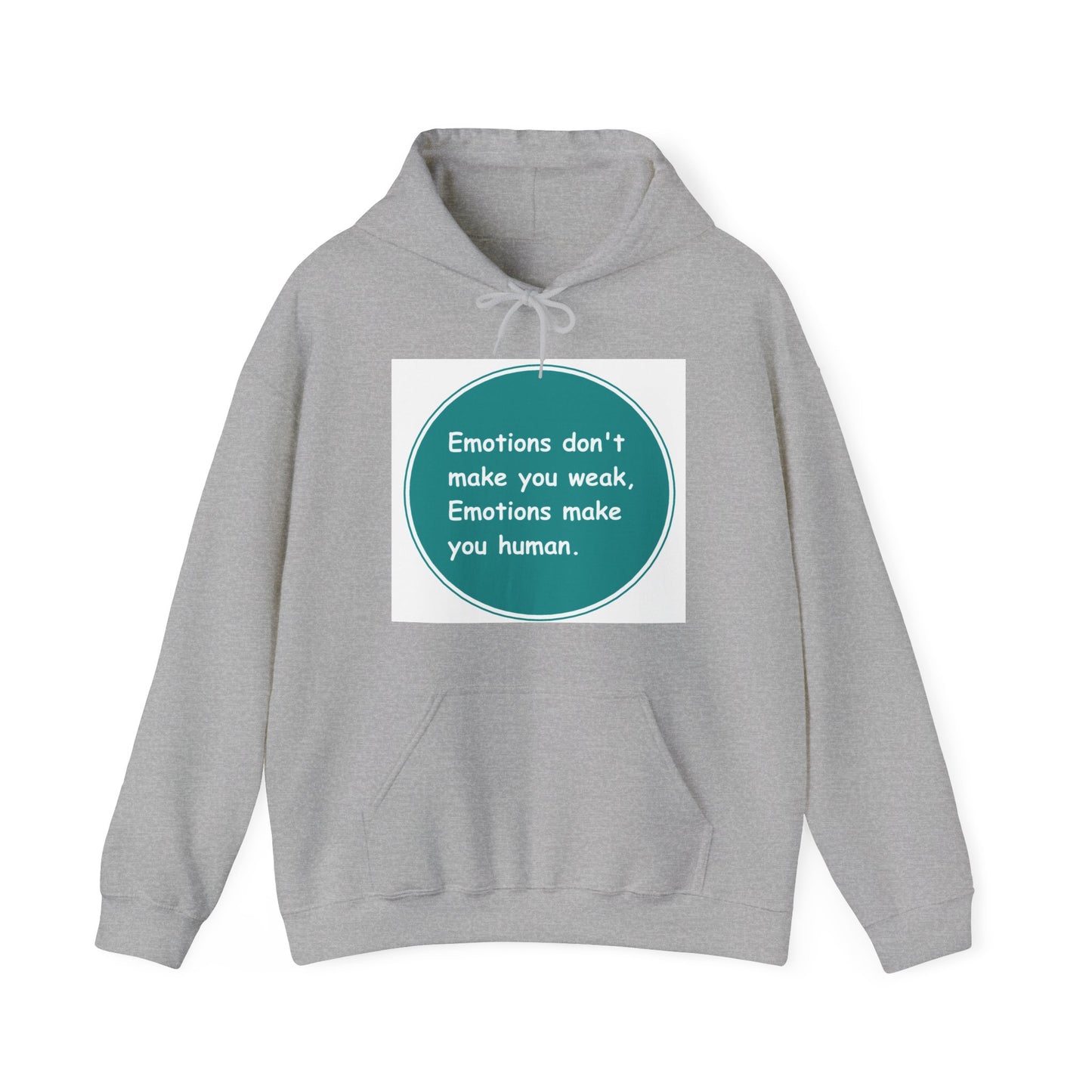 Unisex Heavy Blend™ Hooded Sweatshirt - Emotions dont make you week Emotions make you human