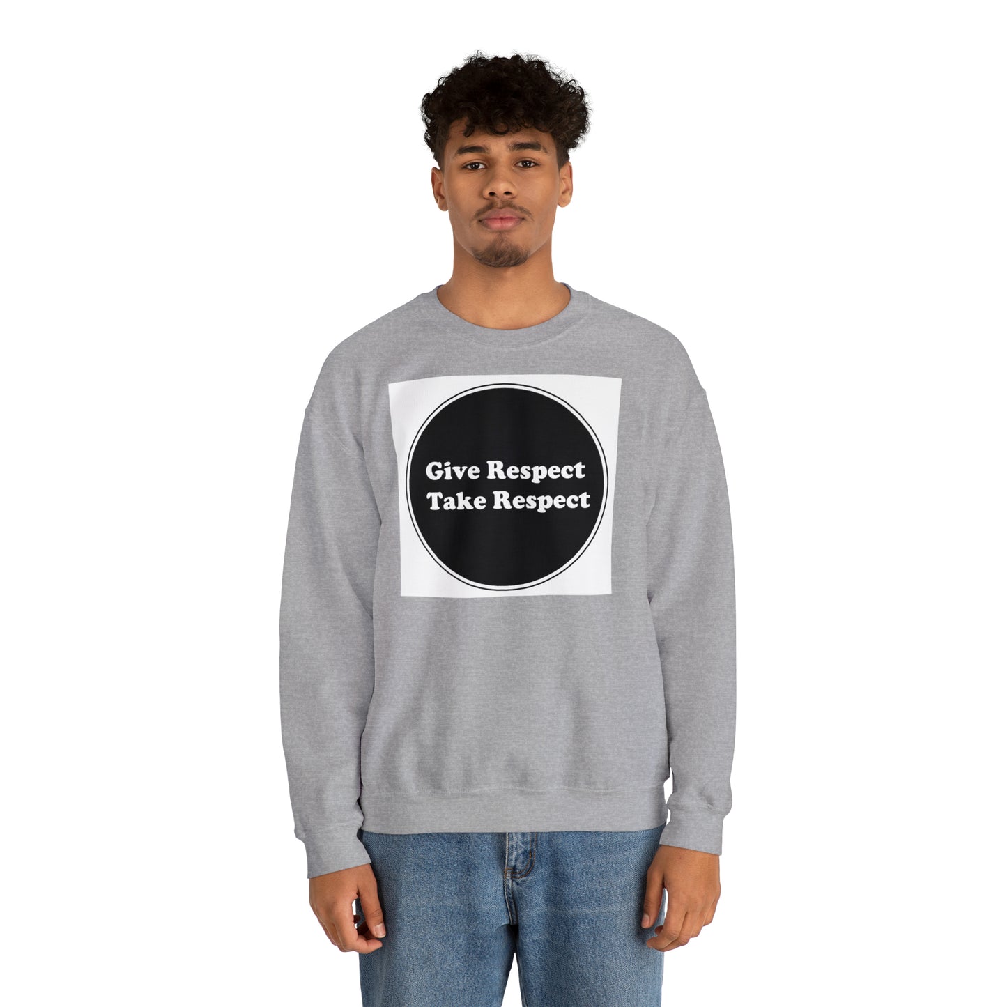 Unisex Heavy Blend™ Crewneck Sweatshirt - Give Respect Take Respect