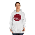 Unisex College Hoodie - Baseball hit me