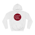 Unisex College Hoodie - Baseball hit me