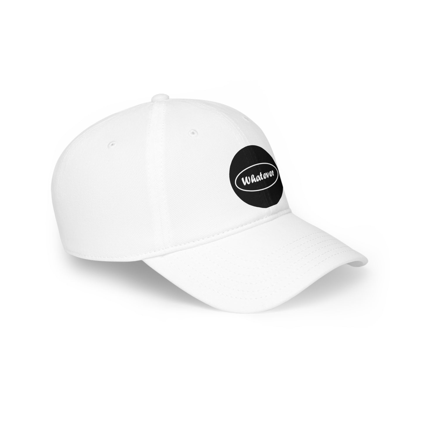 Low Profile Baseball Cap - a totally different caption 'whatever'