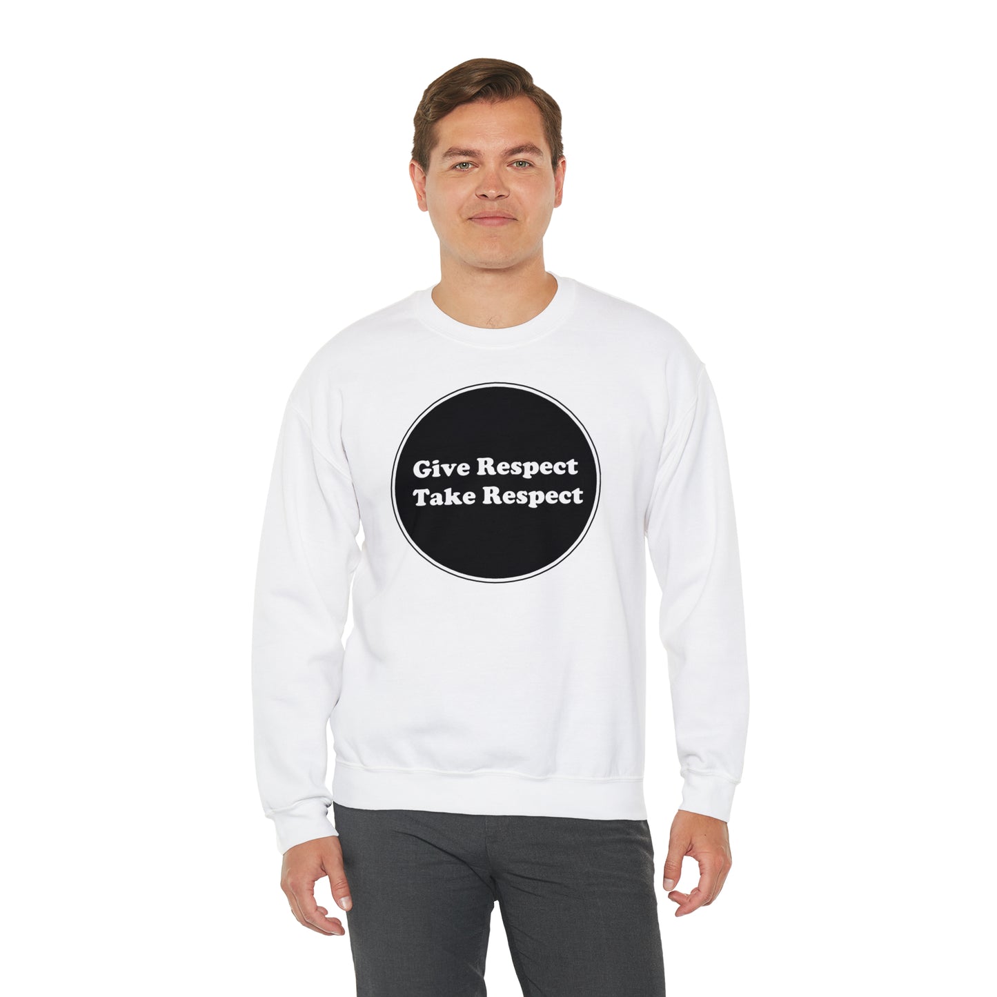 Unisex Heavy Blend™ Crewneck Sweatshirt - Give Respect Take Respect