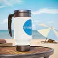 Stainless Steel Travel Mug with Handle, 14oz - Tamil Wishes