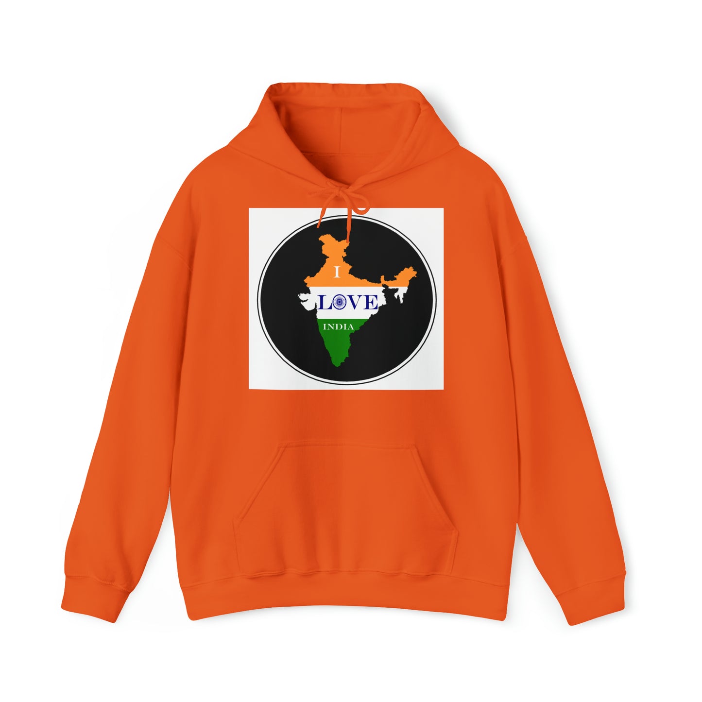 Unisex Heavy Blend™ Hooded Sweatshirt - I Love India