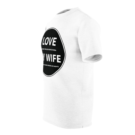 Unisex Cut & Sew Tee (AOP) - I Love My Wife